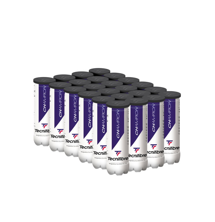 Tecnifibre Tennis Balls Champion Box of 36 x 4-pack in Carton
